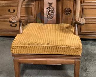 Antique Chinese Horseshoe Back Armchair