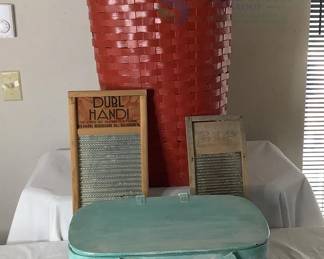 Vintage Washboards by Columbus & Badge And More