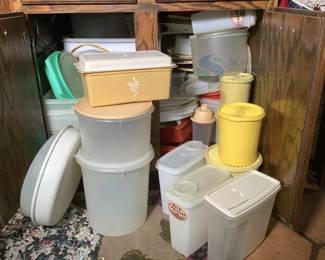 Assorted Tupperware Plastic Food Storage Containers