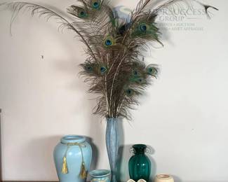 Mid-Century Decorative Ceramic Vases and Pottery