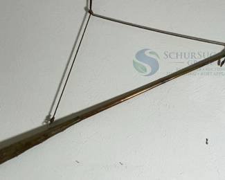 Large Brass or Copper Alloy Ceremonial Horn (Dungchen) with Decorative Elements
