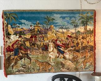 Exotic Historical Scene Tapestry