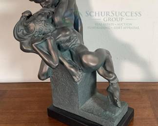 Figurative Sculpture - Male and Female Embrace
