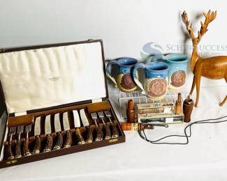 A E Poston & Co. Sheffield Cutlery Set & More