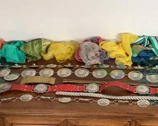 Multi-Color, Decorative Coins and Belts