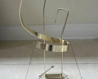 Signed Dan Murphy 1976 Brass Sculpture