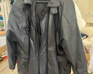 Heavy Leather Jacket (black)