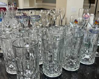 8 Glass Beer Mugs