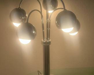 MCM Chrome Space Age Cascading Lamp