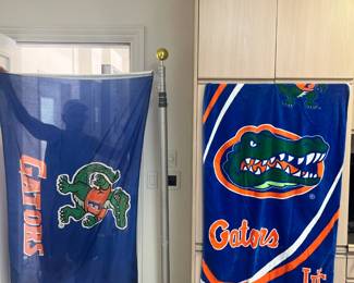 UF Gators Flag w/Pole, beach towel