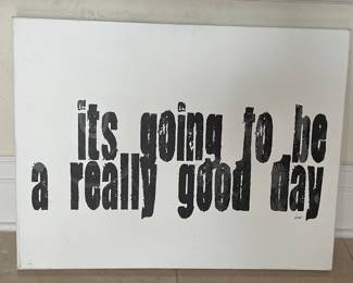 Canvas wall art, 30” x 23”