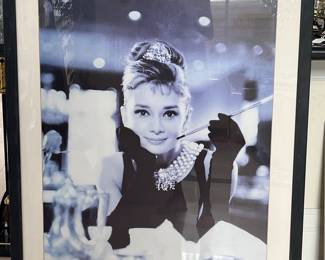 Framed wall art, 31” x 42”