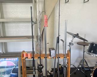 Fishing Poles, Holding Rack
