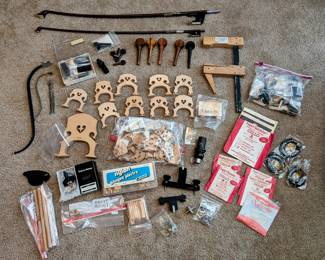 Parts to repair violins, cellos and Bass