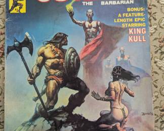 1975 Savage Sword of Conan #9 – Boris Vallejo cover & King Kull story.