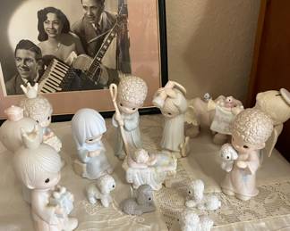 Precious Moments Nativity scene