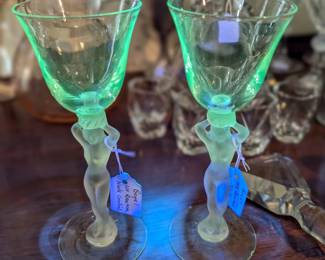 Bayel nude stem goblets