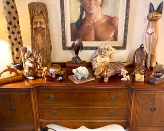 1939-1940 Bernhert Sideboard, has matching Server (small sideboard)