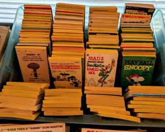 Tons of small format comics like Beetle Bailey, Peanuts, Doonesbury, BC, Hagar, Andy Cap, MAD, and others