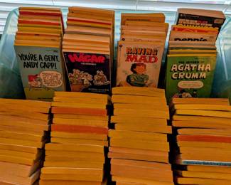 Tons of small format comics like Beetle Bailey, Peanuts, Doonesbury, BC, Hagar, Andy Cap, MAD, and others