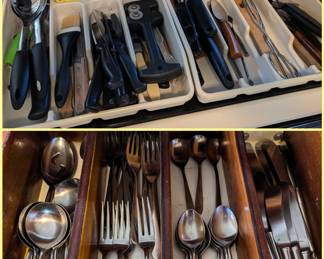 Kitchen utensils and gadgets.