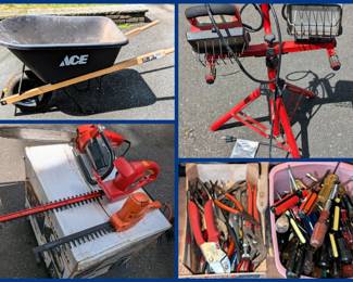 Tools, lights, and more.