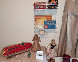 Antique and vintage games and "toys".