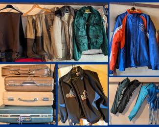 Mets/Giants jackets, chairs, suitcases, men's outdoor coats and more.