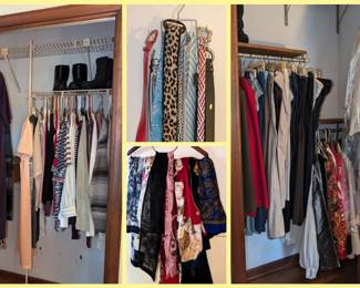 Women's clothing and accessories.