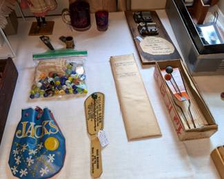 Vintage "toys" and treasures.