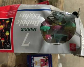 vintage bubble lights