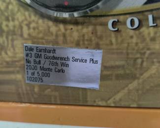 Die cast model race cars