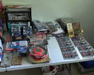Car racing swag and collectors items