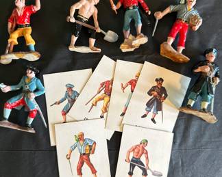 1950's-60's plastic Marx warriors of the world ( several different sets)