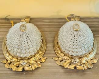 Crystal sconces