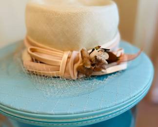 Vintage ladies hats, vintage men's Dobbs hats with original box