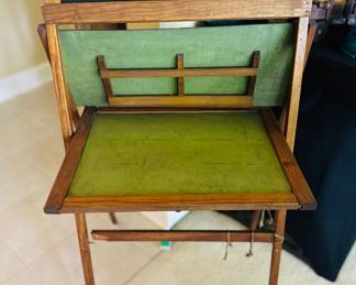 1930's child's easel drawing station.