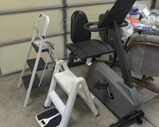 exercise machine, step ladders