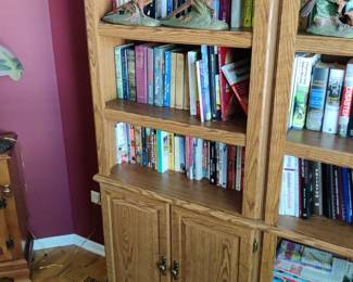 books and cupboard