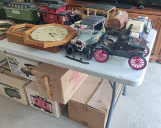 Jim Bean Collectable car and train bottles