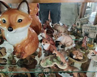 fox themed collectables