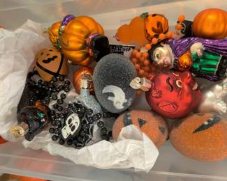 Christopher Radko Halloween ornaments