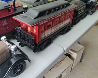 Jim Bean Collectable car and train bottles