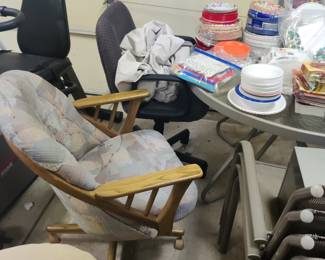 office chairs, party supplies