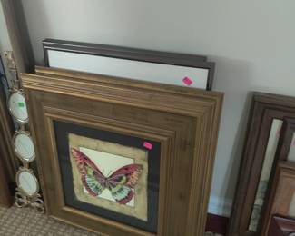 butterfly themed wall art
