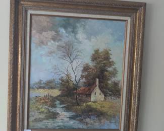 original oil pianting