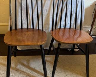 Spindle back chairs