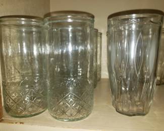 Vintage Jelly Jar Glasses