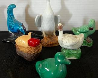 AntiqueVintage Chinese Pottery Birds