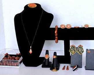Antique Vintage Goldstone Some Signed Gold Filled